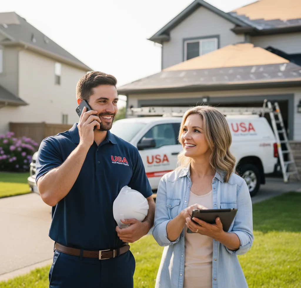 USA Roof Repair Experts customer support in Angleton
